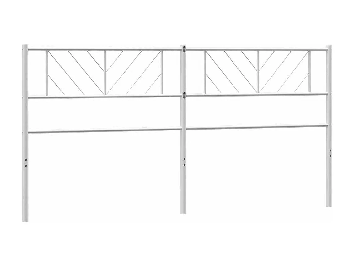 Tête de lit métal blanc 193cm
