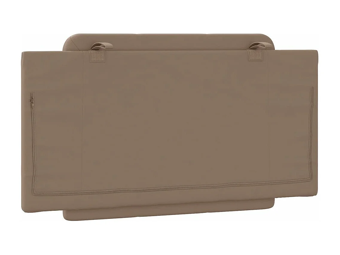 Coussin de tête de lit cappuccino 100cm similicuir