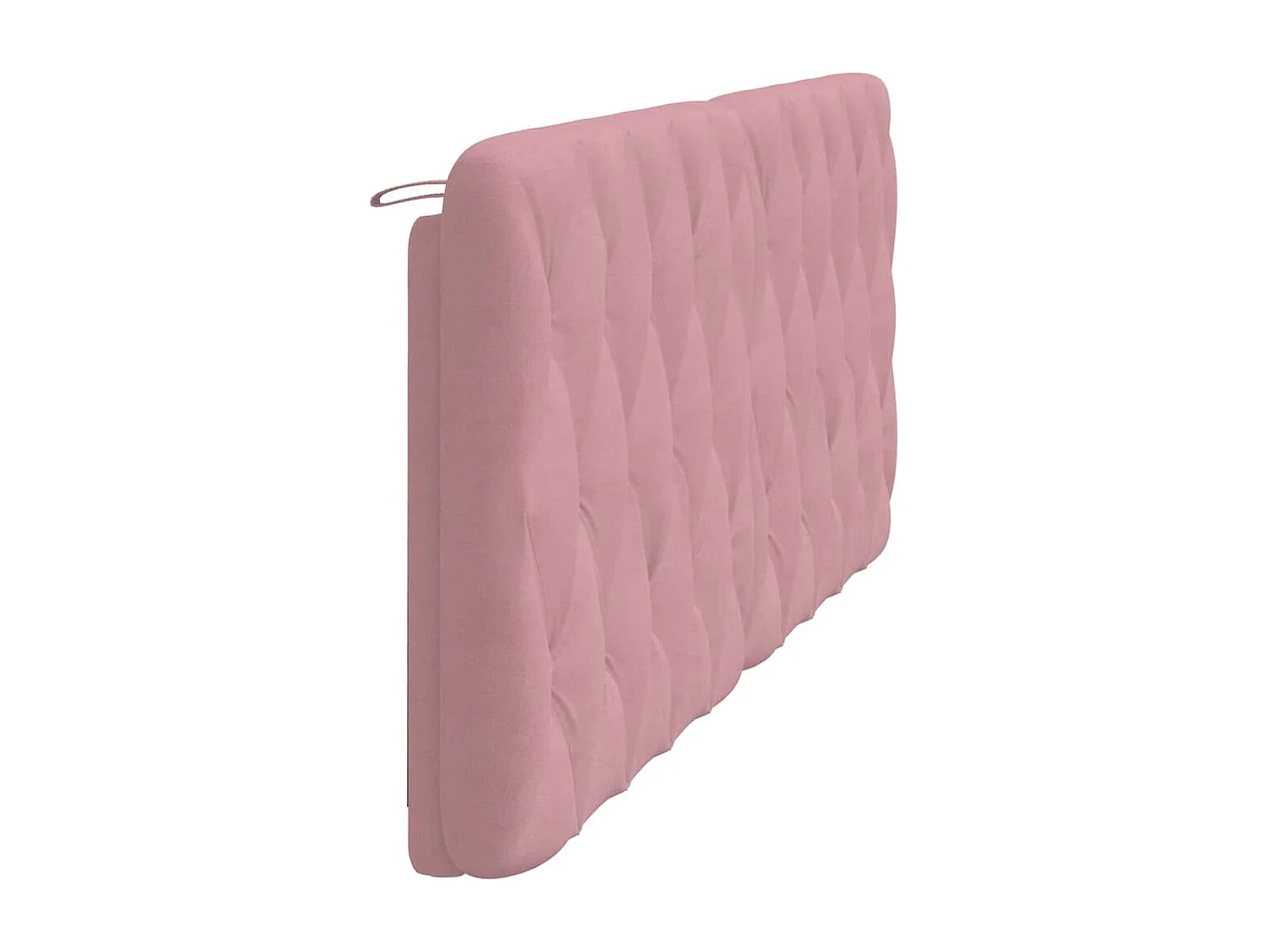 Coussin de tête de lit rose 200cm velours