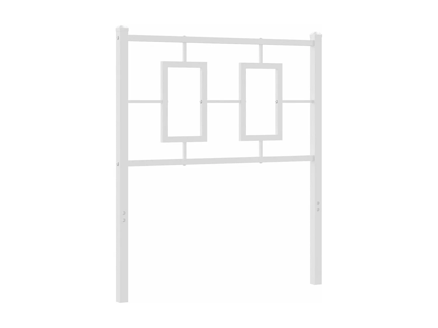 Tête de lit métal blanc 75cm