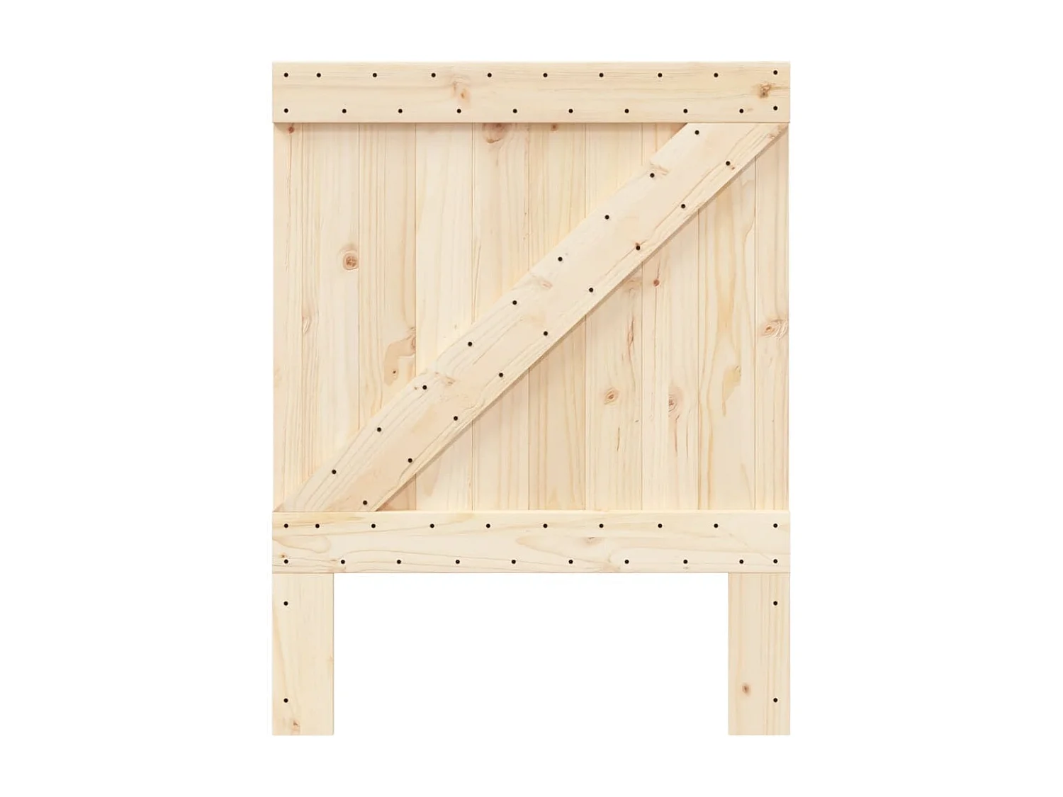 Tête de lit 80x104 bois massif de pin