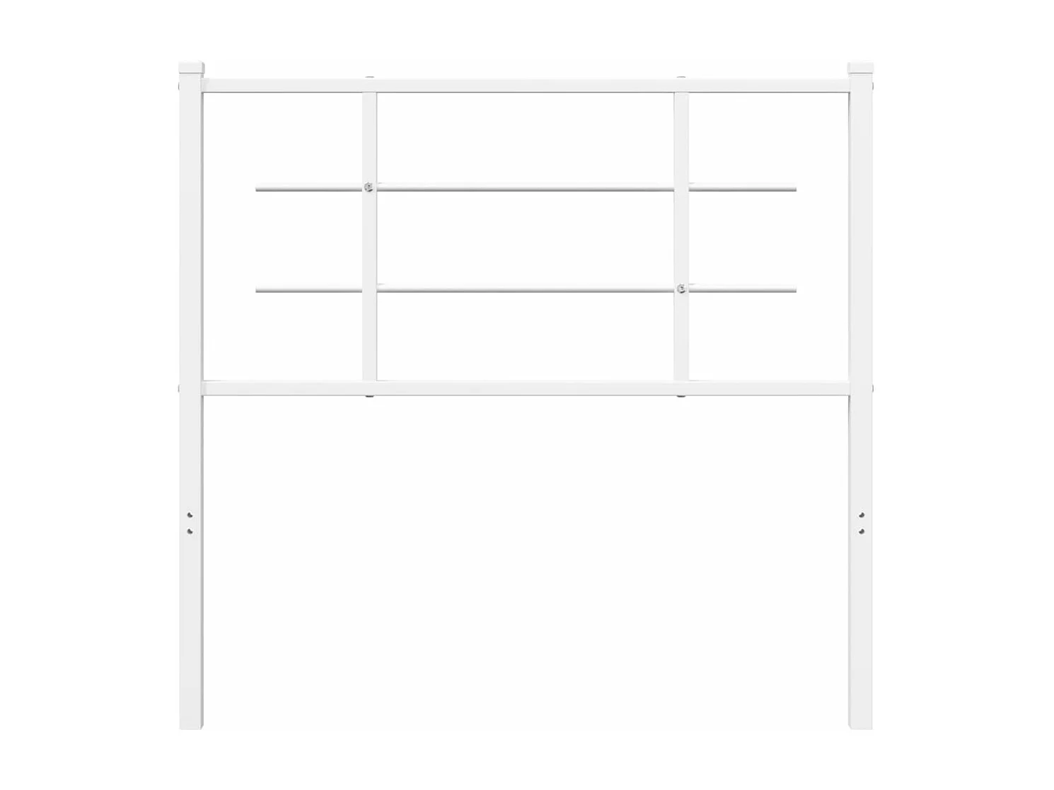 Tête de lit métal blanc 100cm