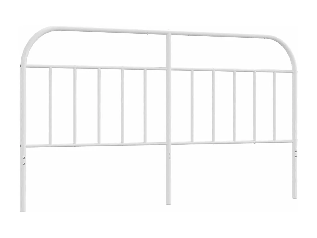 Tête de lit métal blanc 180cm