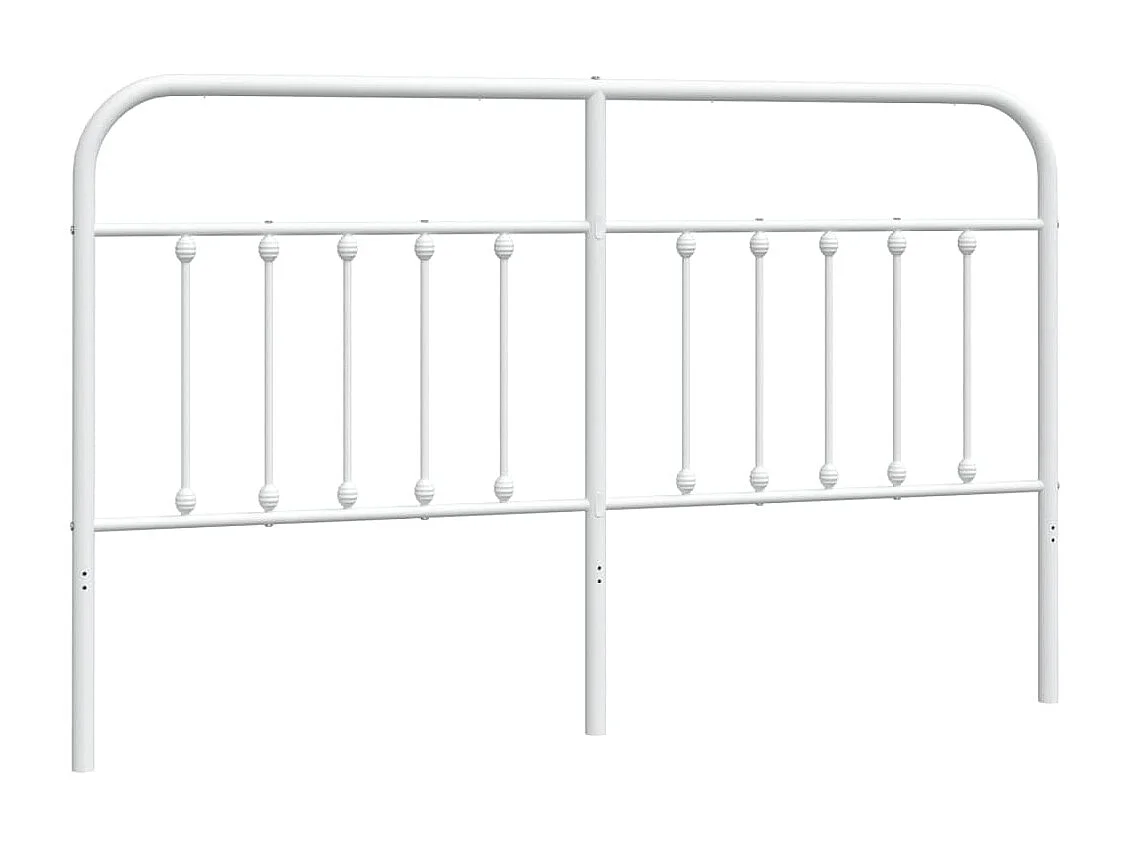 Tête de lit métal blanc 180cm