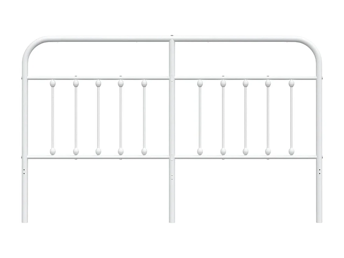 Tête de lit métal blanc 180cm