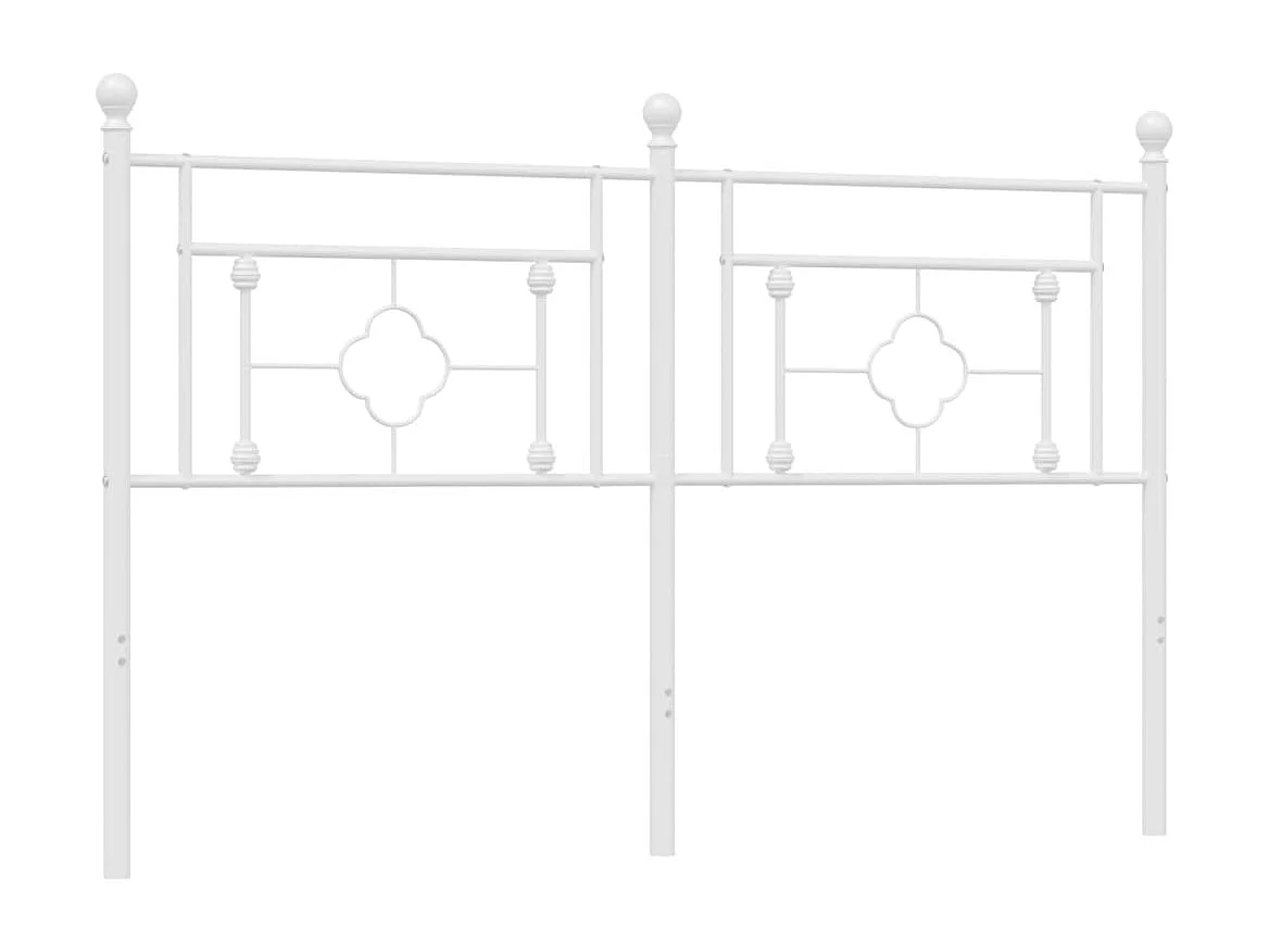 Tête de lit métal blanc 160cm
