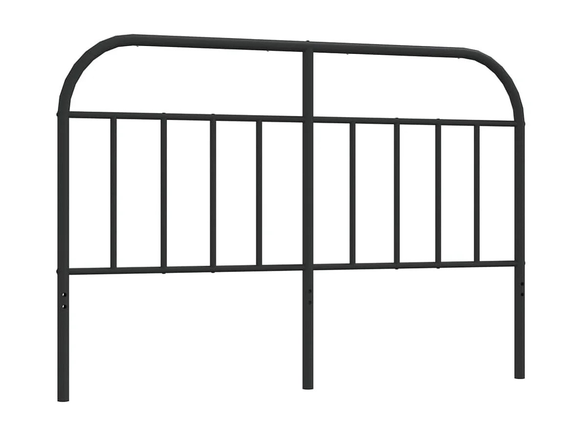 Tête de lit métal noir 140cm