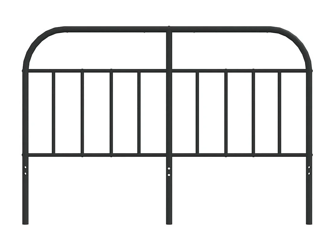Tête de lit métal noir 140cm