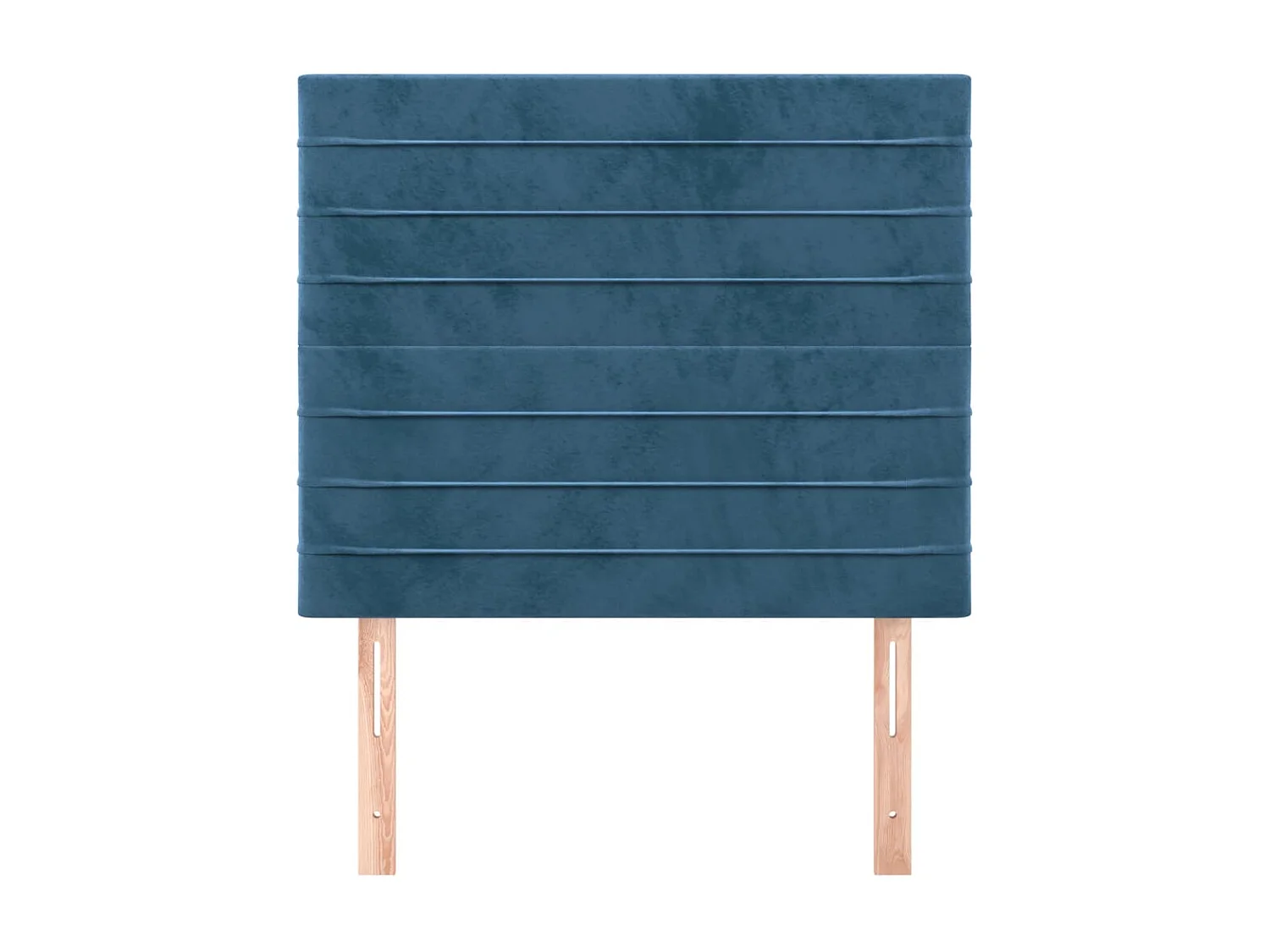 Têtes de lit 2 pcs Bleu foncé 90x5x78-88 Velours