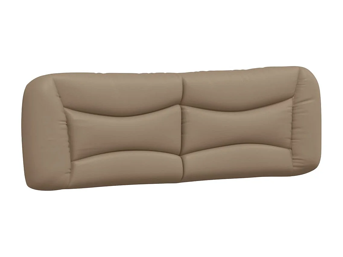 Coussin de tête de lit cappuccino 160cm similicuir