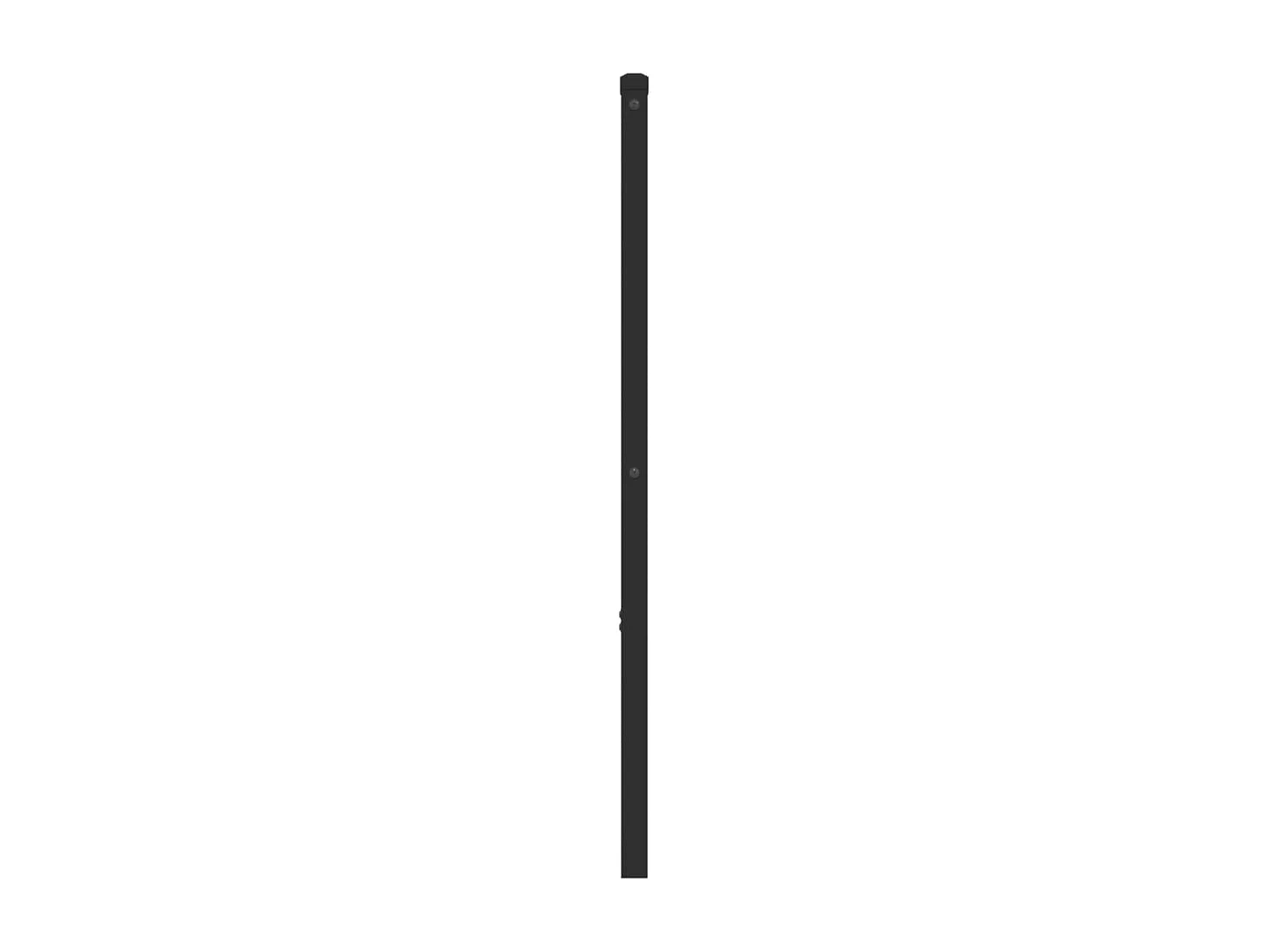 Tête de lit métal noir 140cm