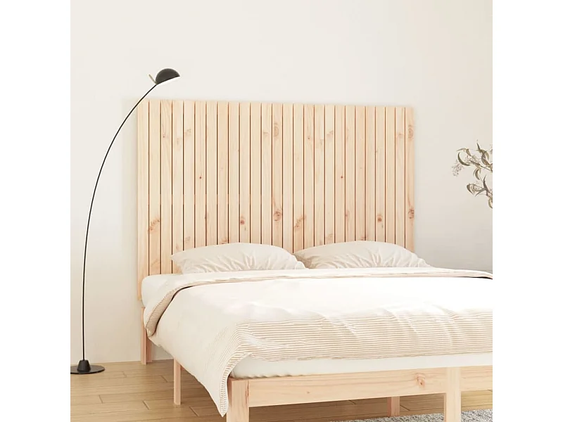 Tête de lit murale 166x3x110 Bois massif de pin