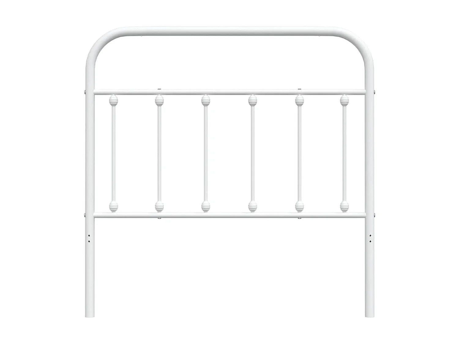 Tête de lit métal blanc 100cm