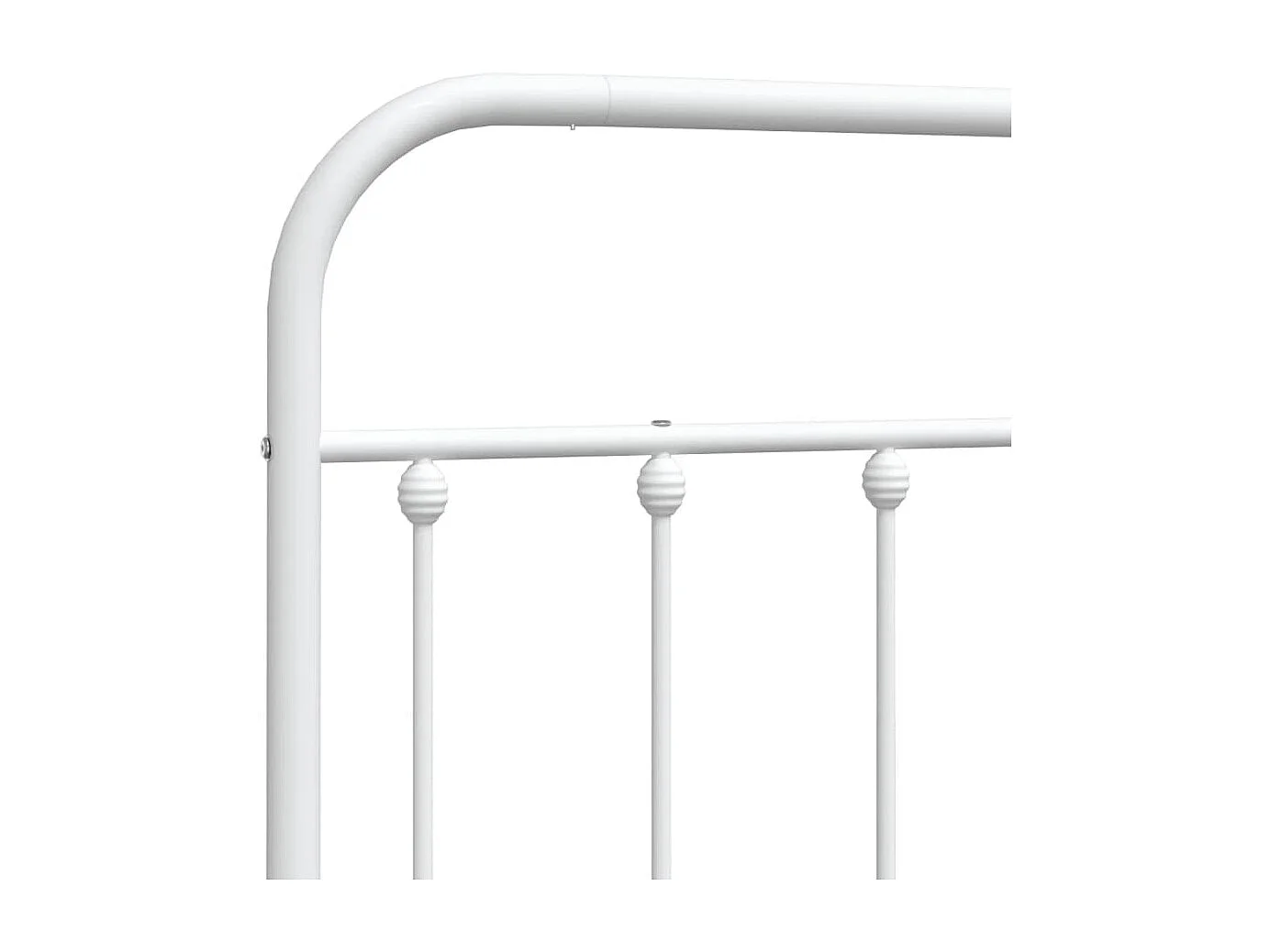 Tête de lit métal blanc 100cm