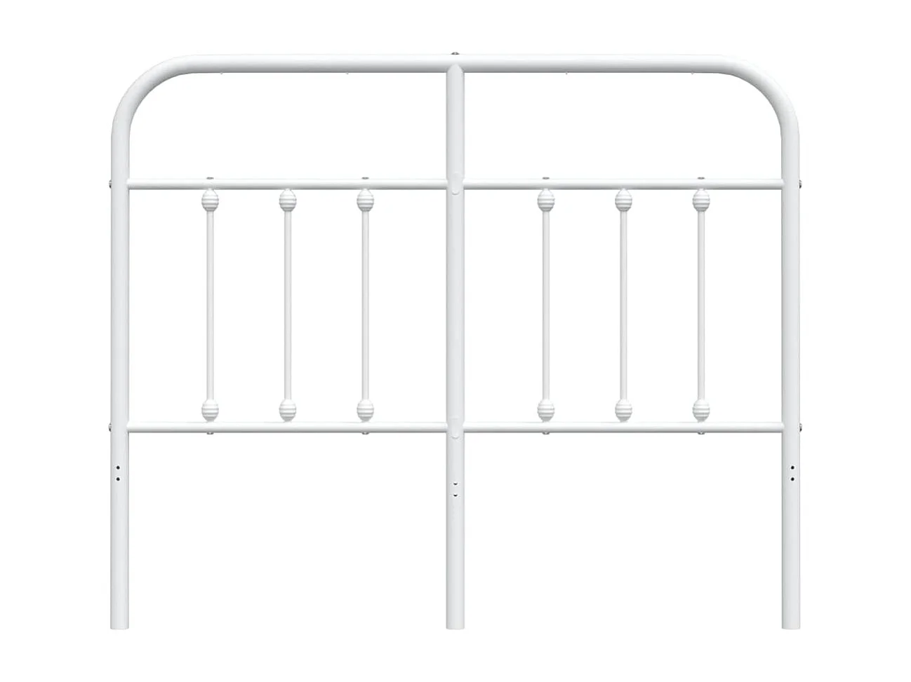 Tête de lit métal blanc 120cm