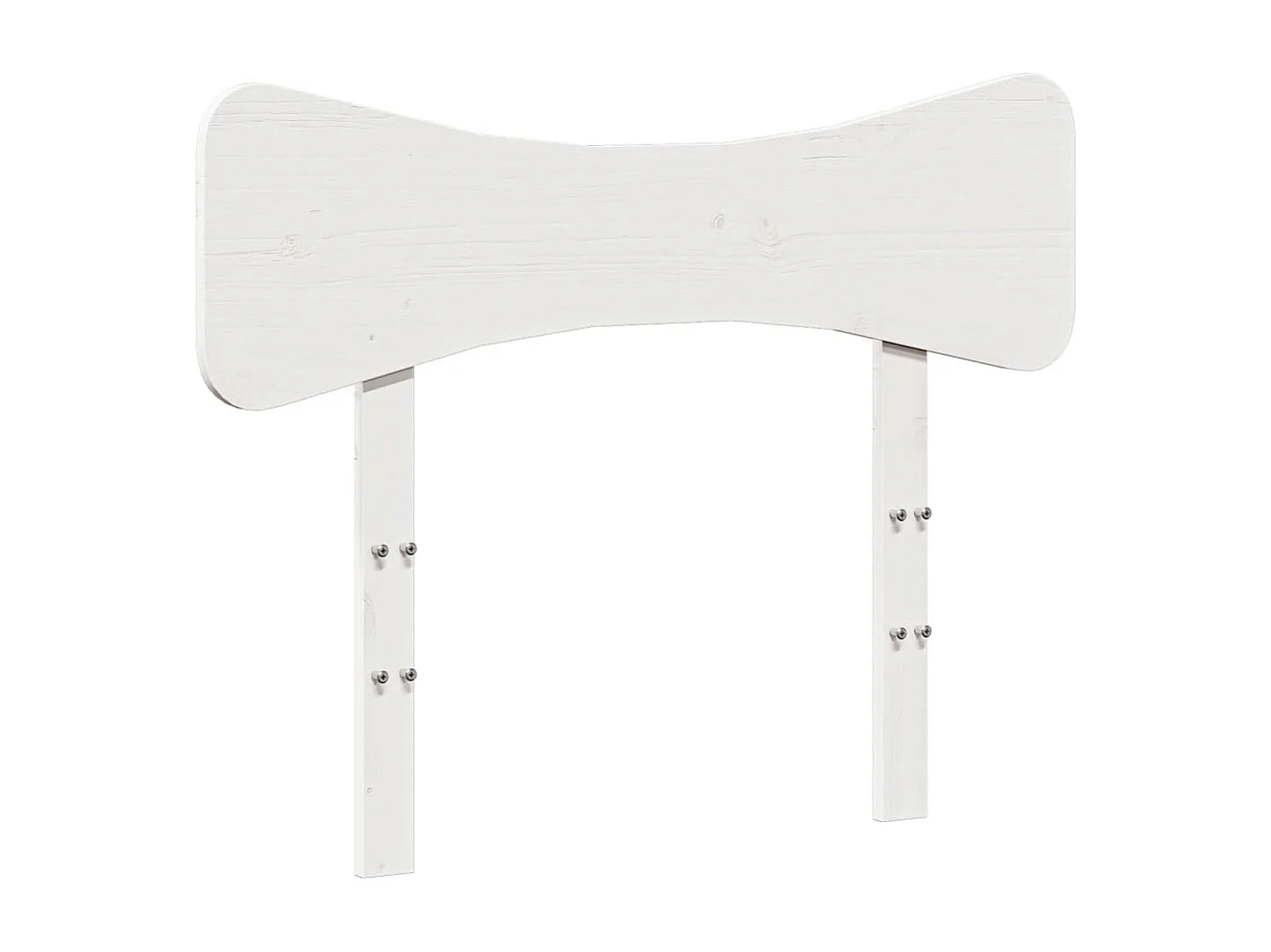 Tête de lit blanc 75cm bois massif de pin