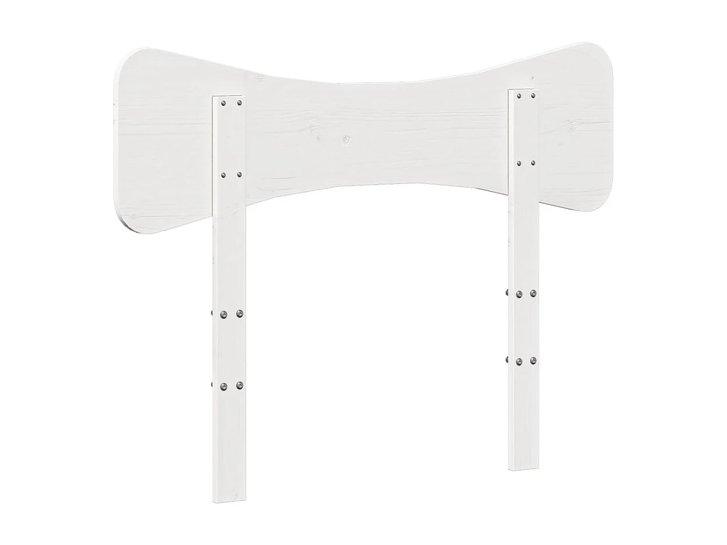 Tête de lit blanc 75cm bois massif de pin