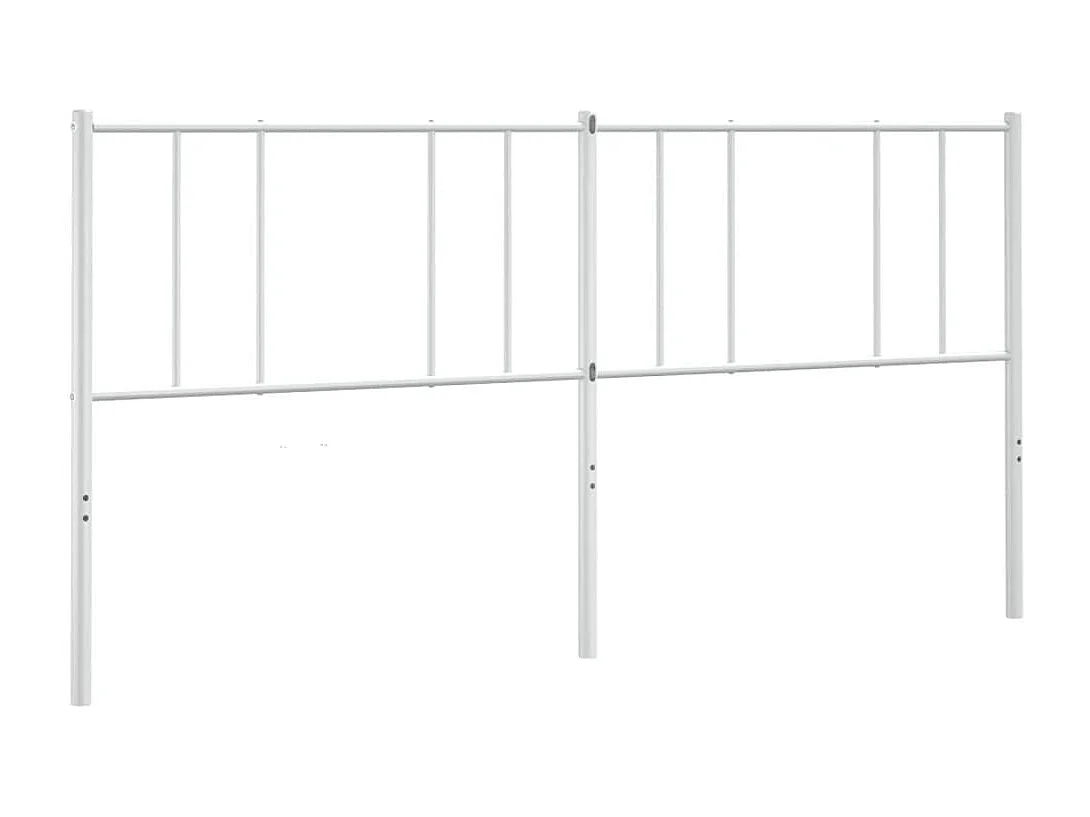 Tête de lit métal blanc 180cm