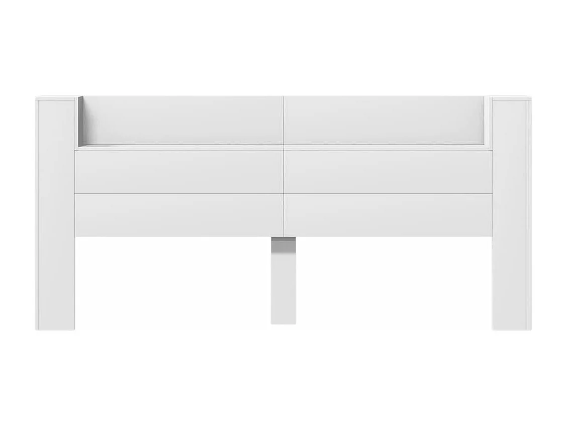 Armoire tête de lit avec LED blanc 220x16,5x103,5