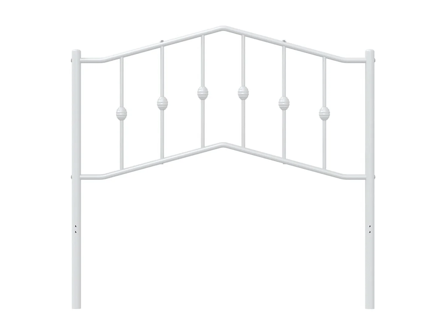 Tête de lit métal blanc 100cm