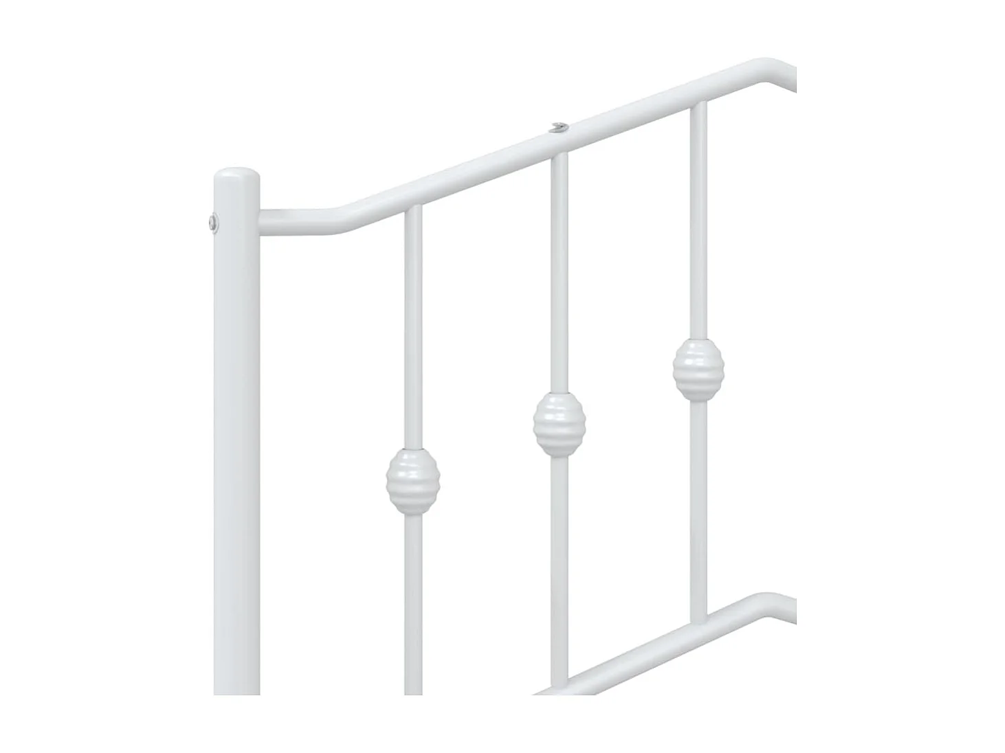 Tête de lit métal blanc 100cm