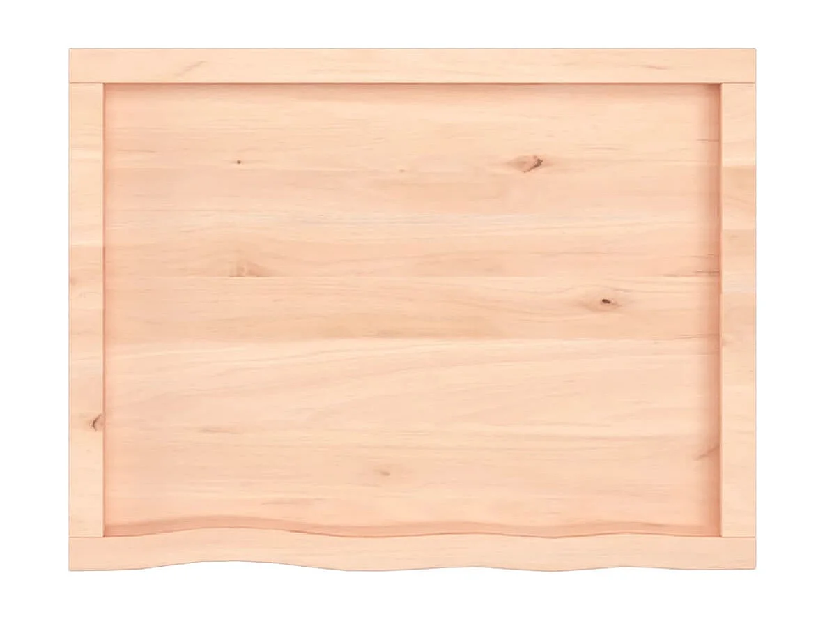 Étagère murale 80x60x(2-4) cm bois de chêne massif non traité