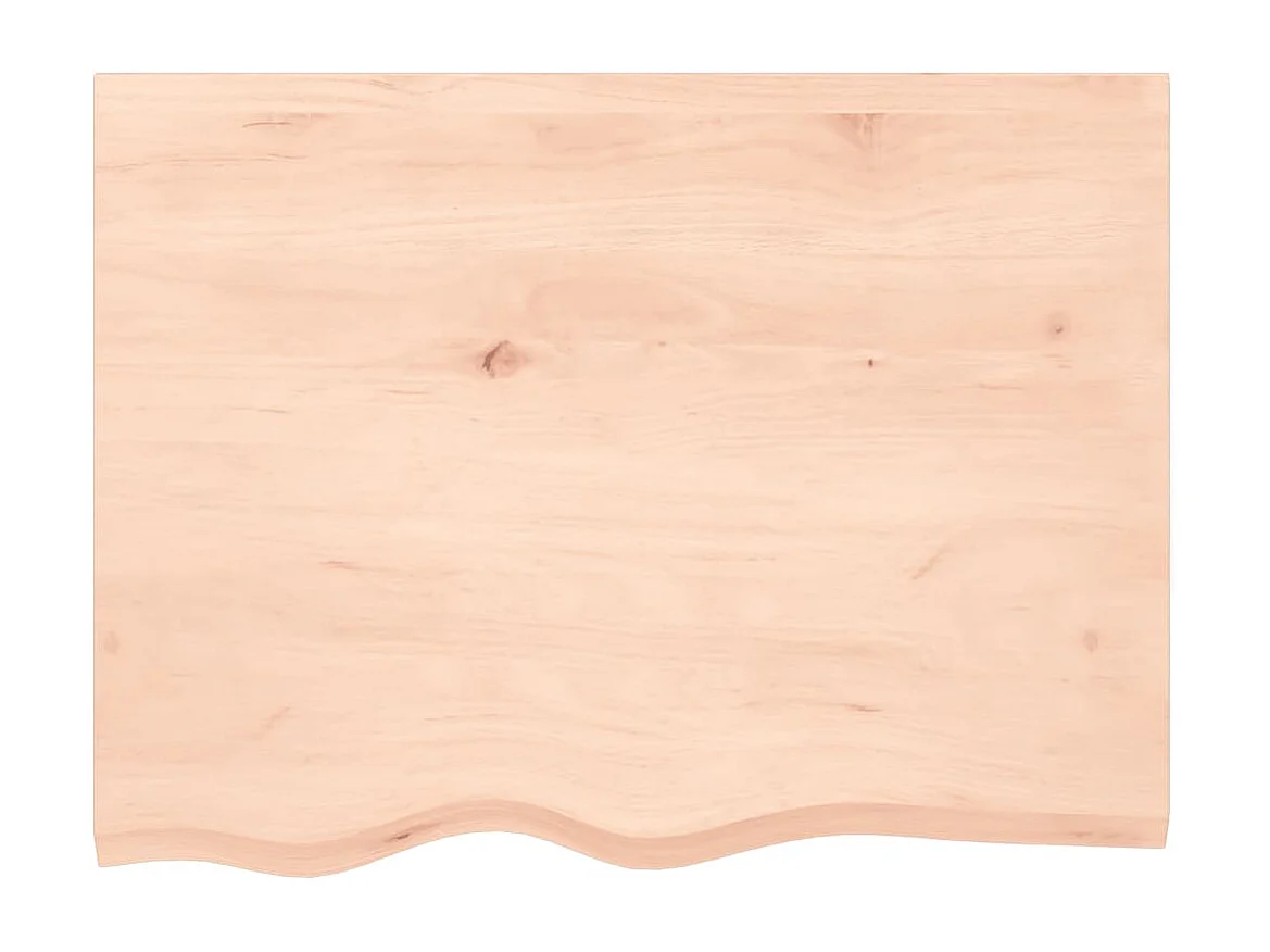 Étagère murale 80x60x(2-4) cm bois de chêne massif non traité