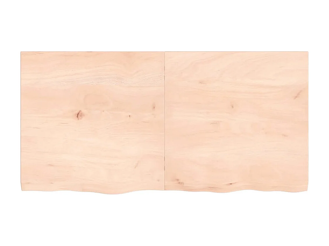 Étagère murale 120x60x(2-4) cm bois de chêne massif non traité