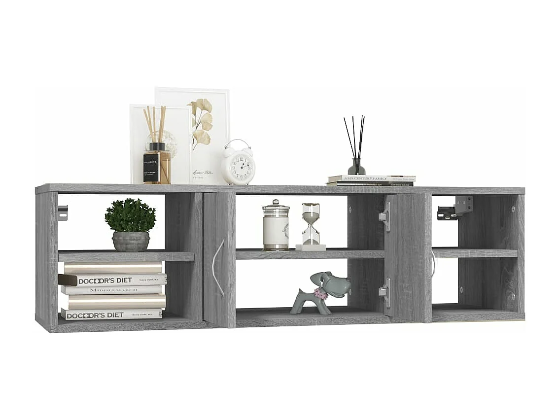 Étagère murale Sonoma gris 102x30x29 Bois ingénierie