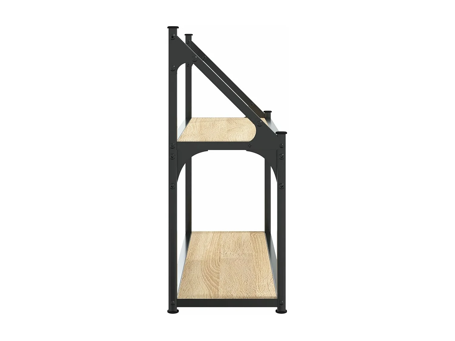 Étagère murale 2 niveaux chêne sonoma 60x21x51