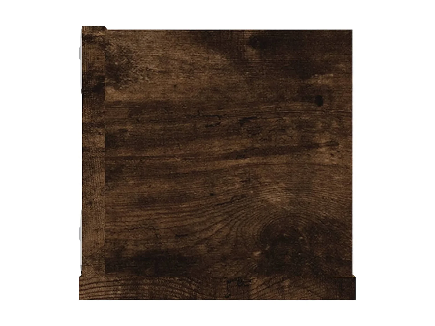 Étagère murale à CD Chêne fumé 100x18x18 Bois d'ingénierie