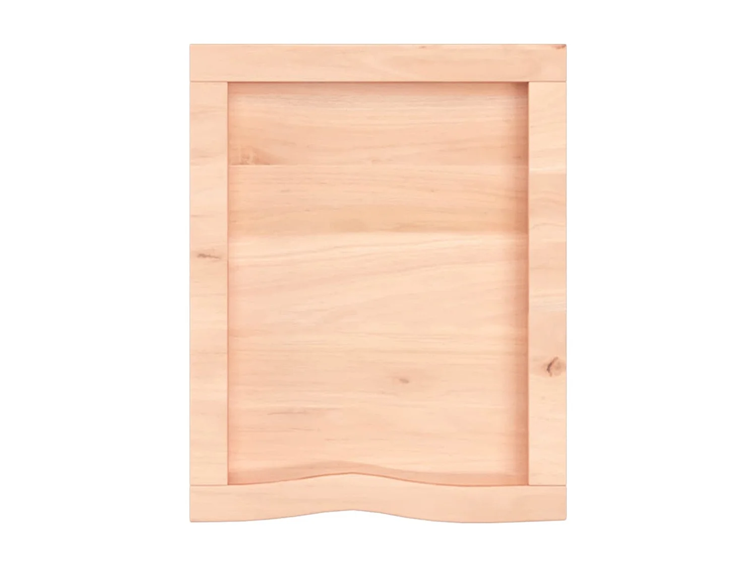 Étagère murale 40x50x(2-6) cm bois de chêne massif non traité