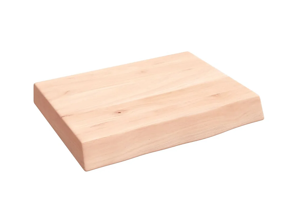 Étagère murale 40x30x(2-6) cm bois de chêne massif non traité