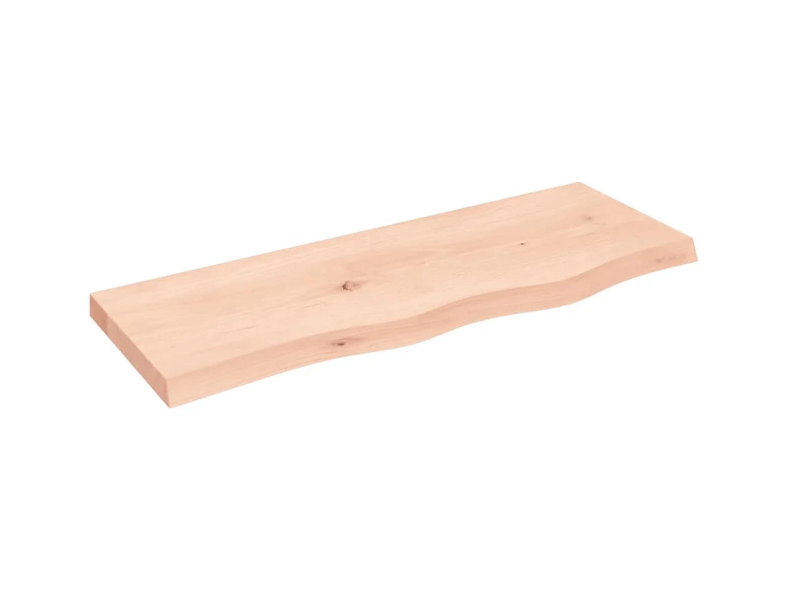 Étagère murale 80x30x(2-4) cm bois de chêne massif non traité