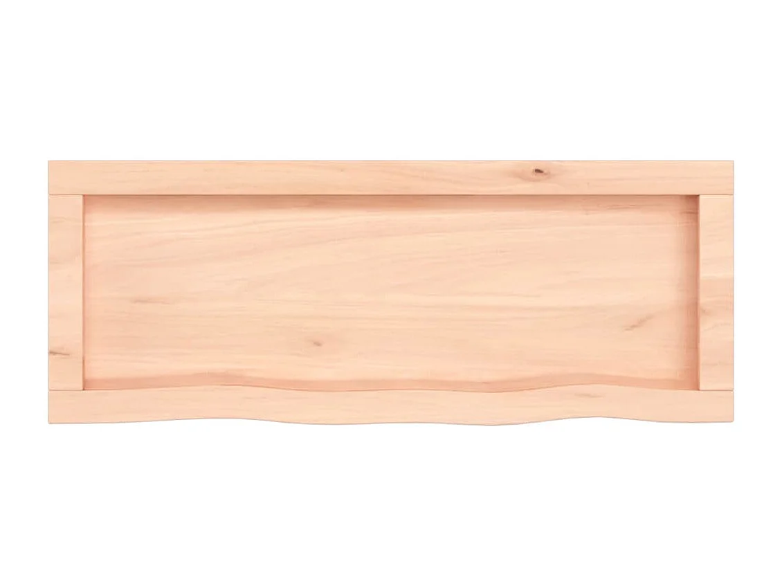 Étagère murale 80x30x(2-4) cm bois de chêne massif non traité