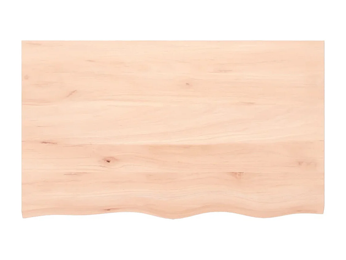 Étagère murale 100x60x(2-6) cm bois de chêne massif non traité