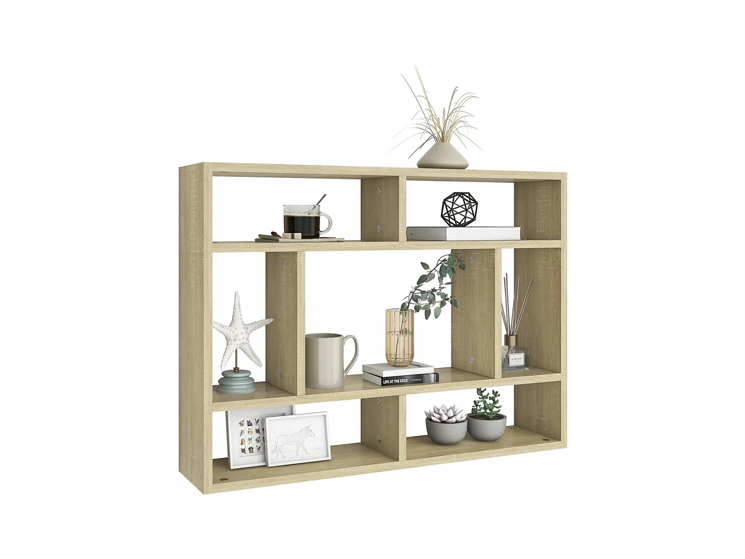 Étagère murale Chêne sonoma 75x16x55