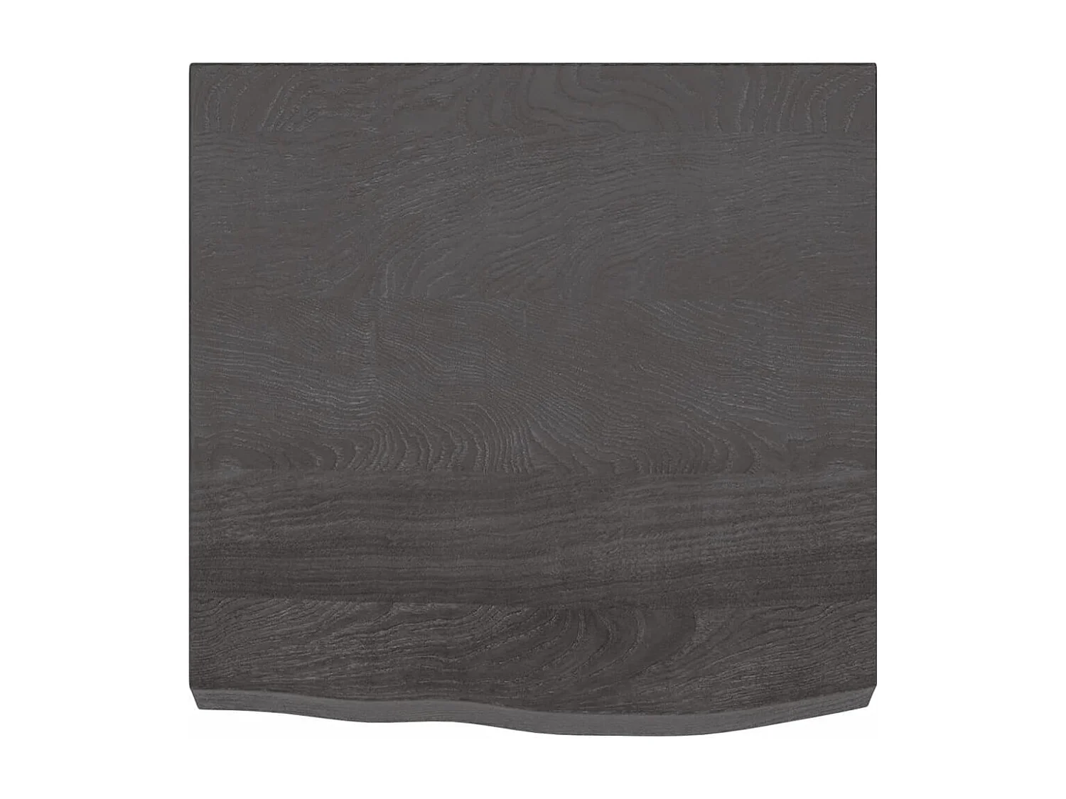 Étagère murale marron foncé bois chêne massif traité