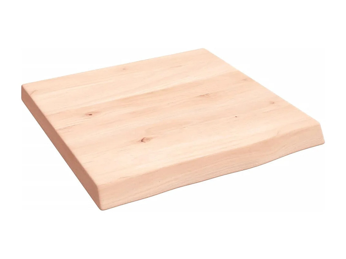 Étagère murale 40x40x(2-4)cm bois de chêne massif non traité