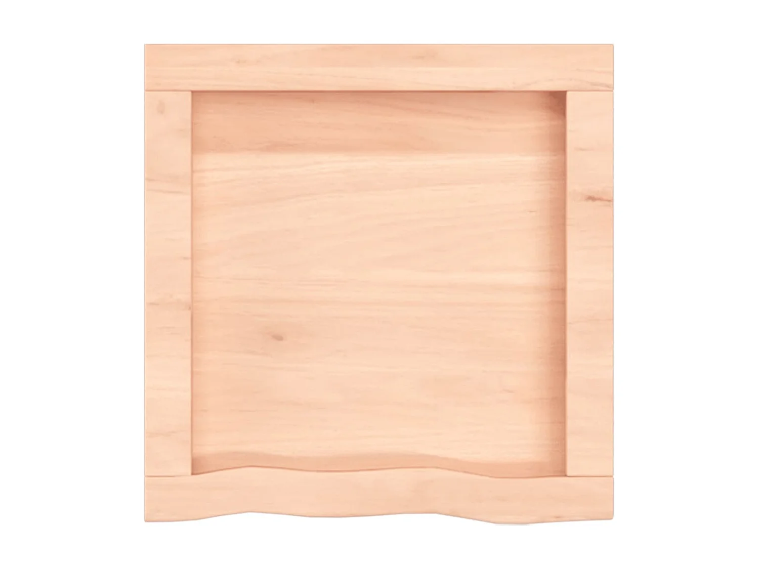 Étagère murale 40x40x(2-4)cm bois de chêne massif non traité