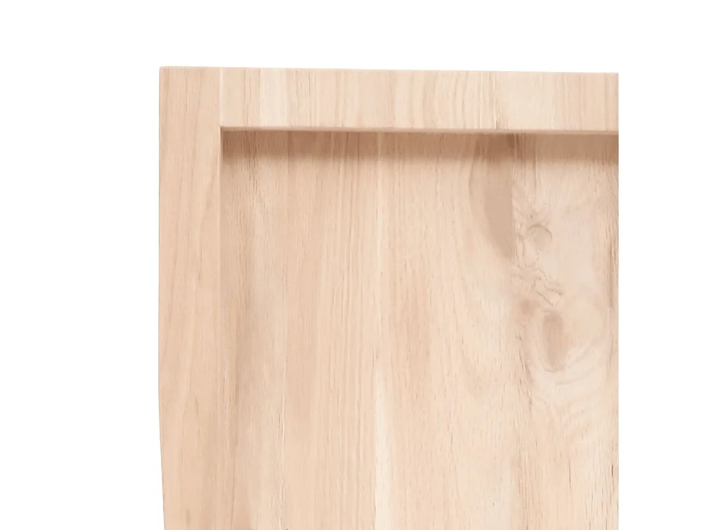 Étagère murale 40x40x(2-4)cm bois de chêne massif non traité