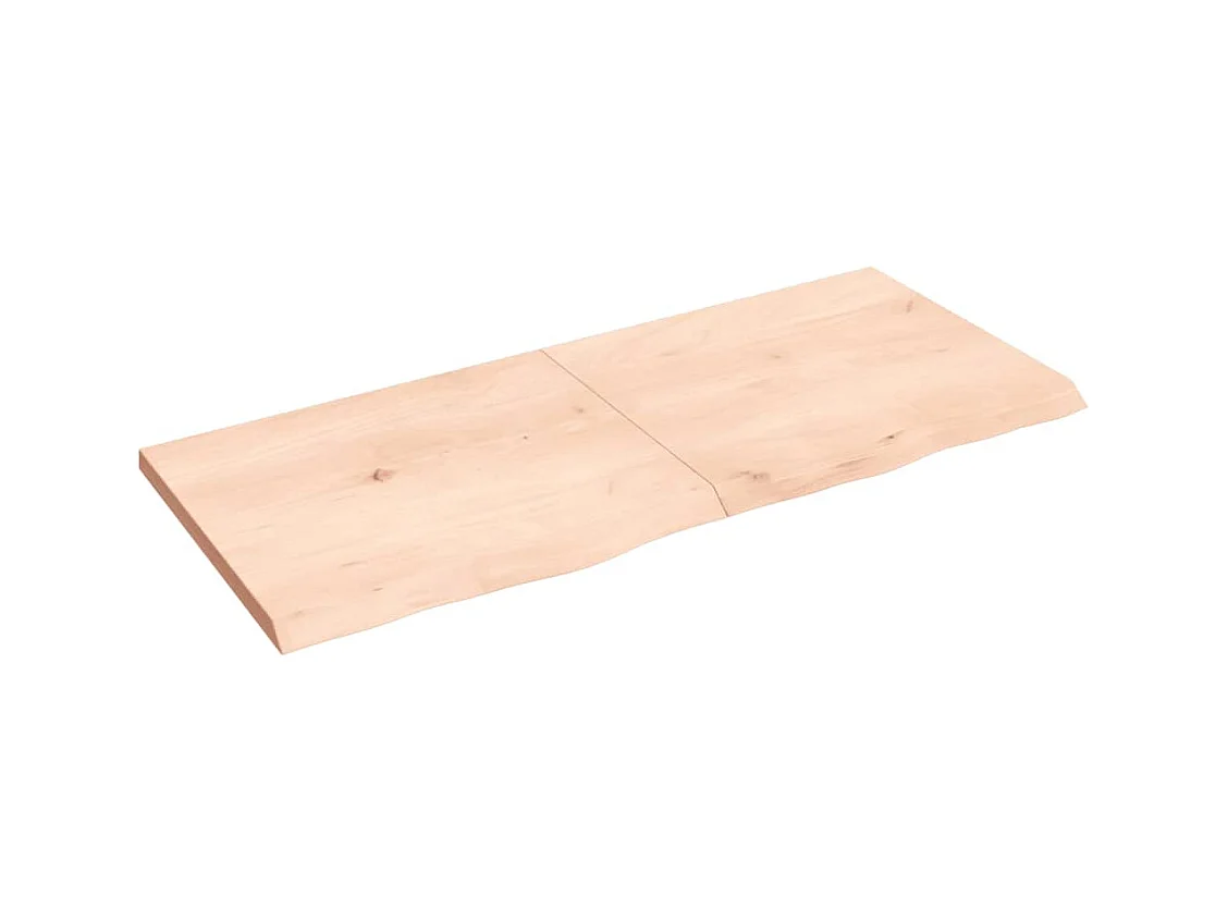 Étagère murale 140x60x(2-4) cm bois de chêne massif non traité
