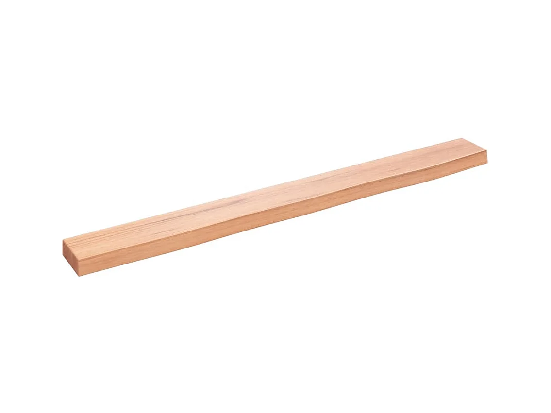 Étagère murale marron clair 100x10x4 bois chêne massif traité