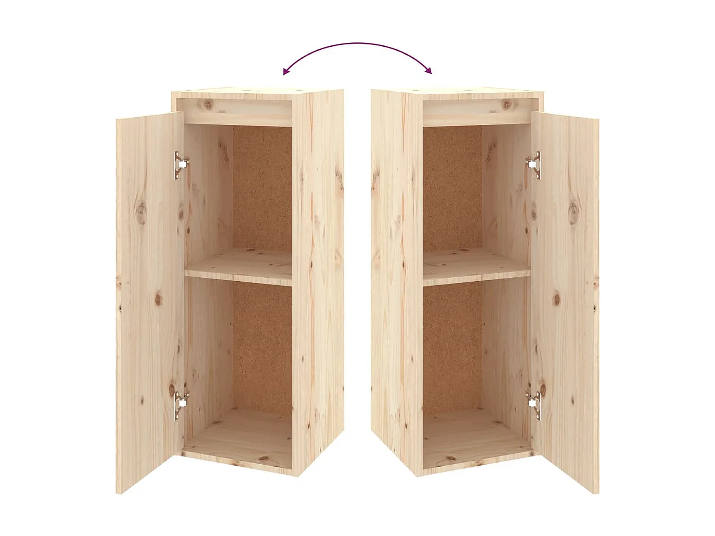 Armoire murale 30x30x80 Bois de pin massif