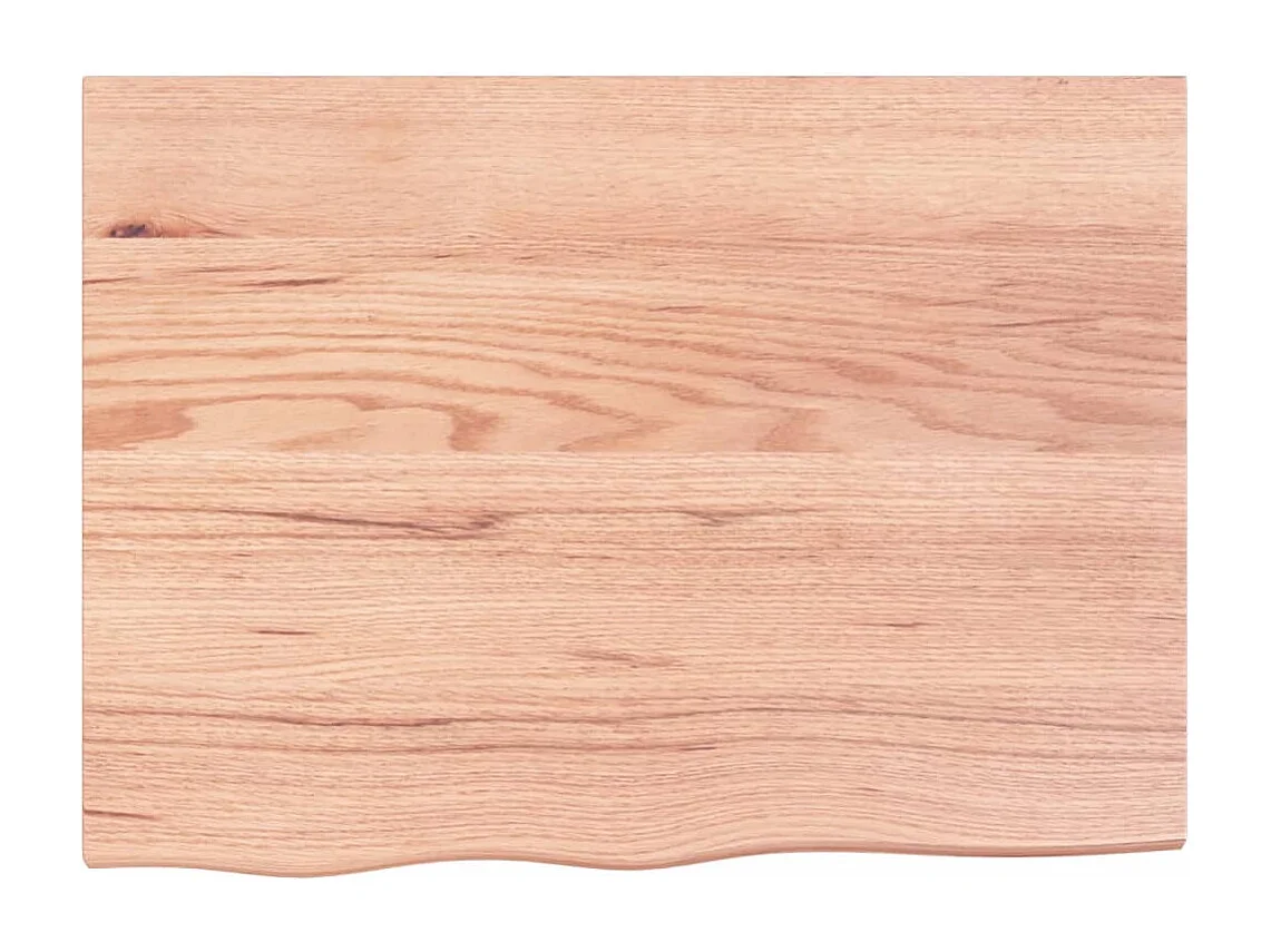 Étagère murale marron clair 80x60x2 bois chêne massif traité