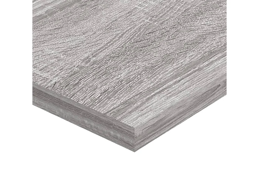 Étagères murales 4 pcs sonoma gris 80x20x1,5 bois ingénierie