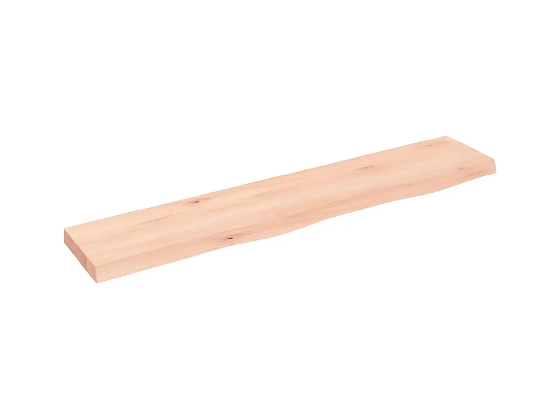 Étagère murale 100x20x4 bois de chêne massif non traité