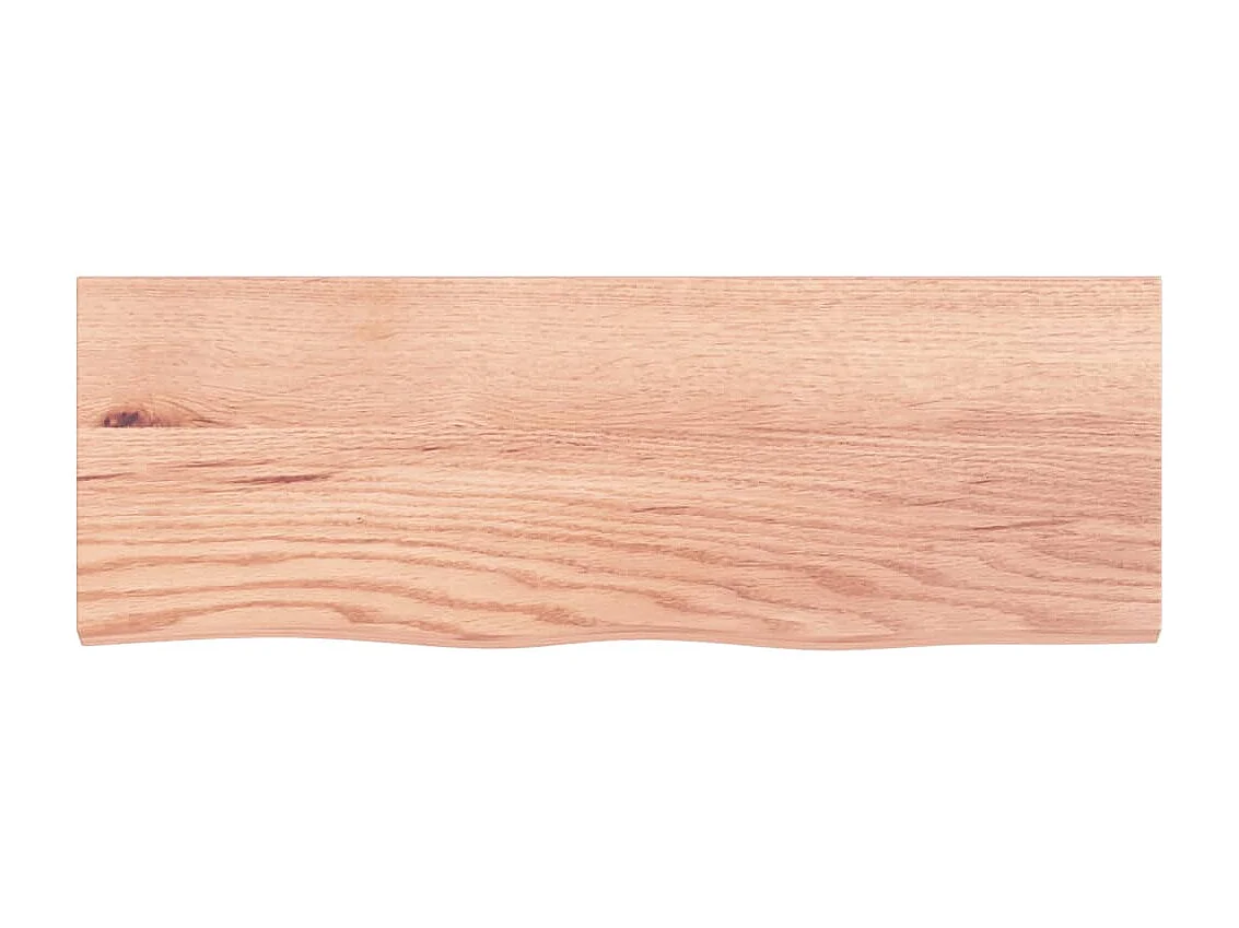 Étagère murale marron clair 80x30x2 bois chêne massif traité