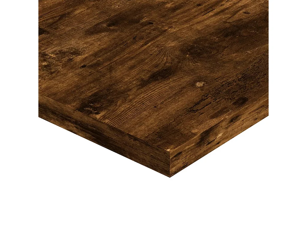 Étagères murales 4 pcs chêne fumé 40x20x1,5 bois d'ingénierie