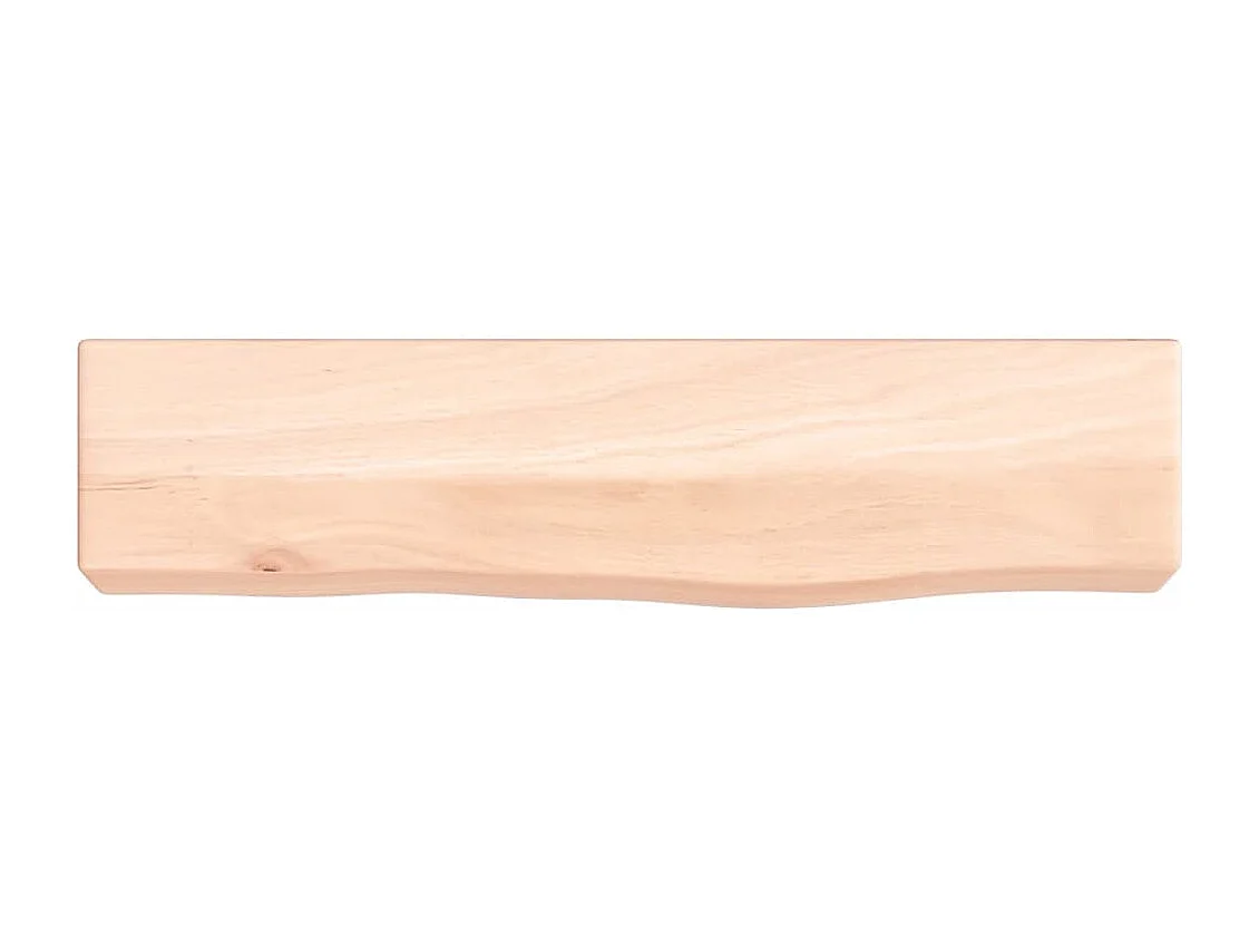 Étagère murale 40x10x6 bois de chêne massif non traité